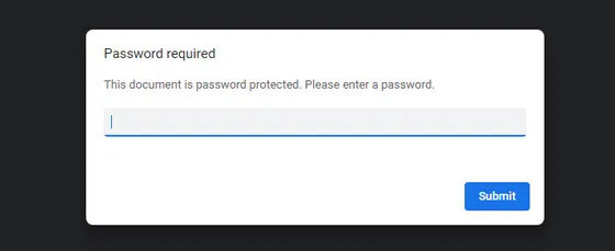 pdf open password