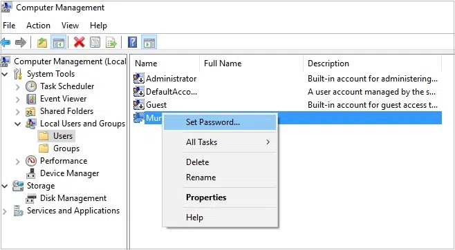 reset dell laptop password with admin